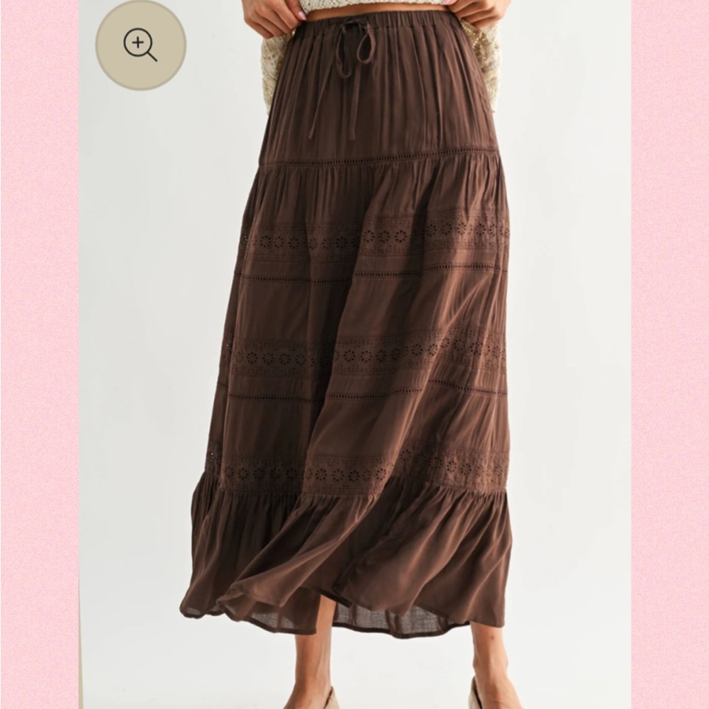 💖Boho Breeze Tiered Maxi Skirt💖 - Picture 15 of 16